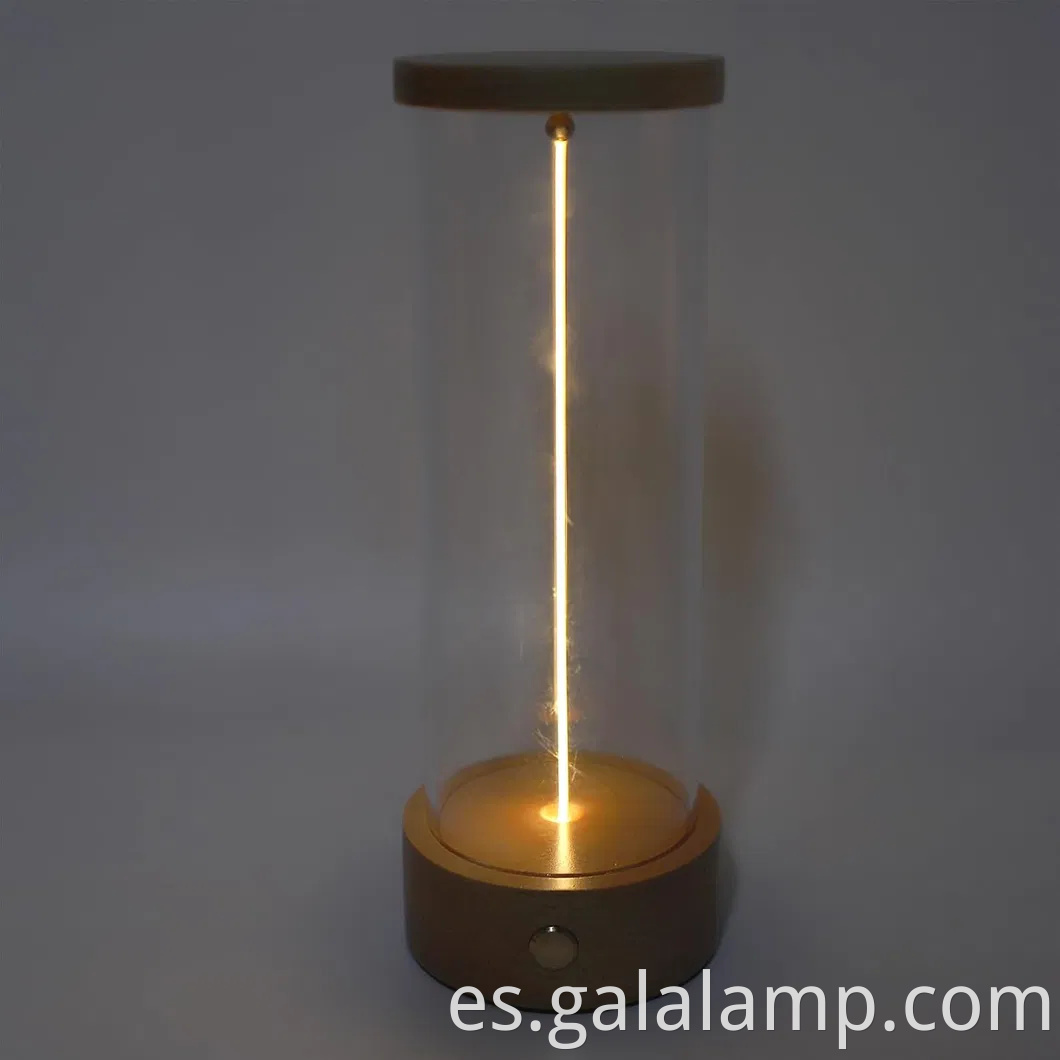 Luz de noche de noche recargable elegante con iluminación ambiental moderna magnética